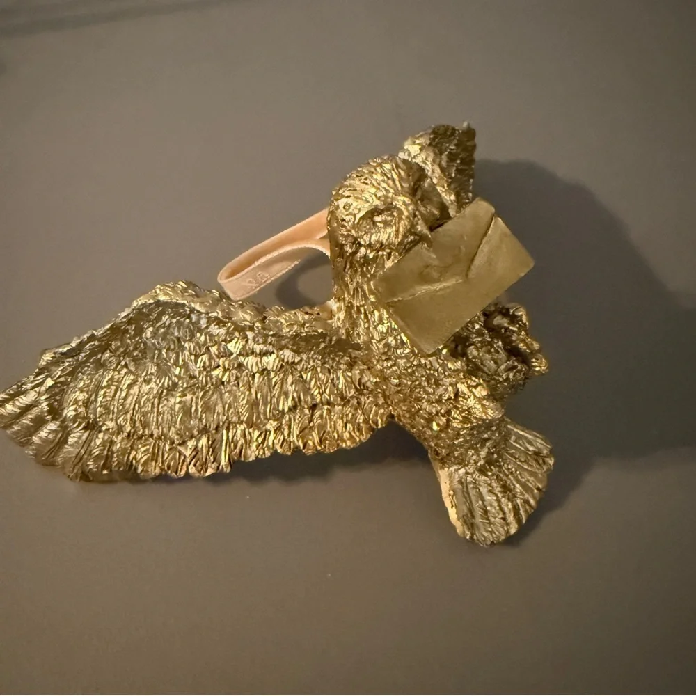 Pottery Barn Gold Owl Ornament - Picture 2 of 10